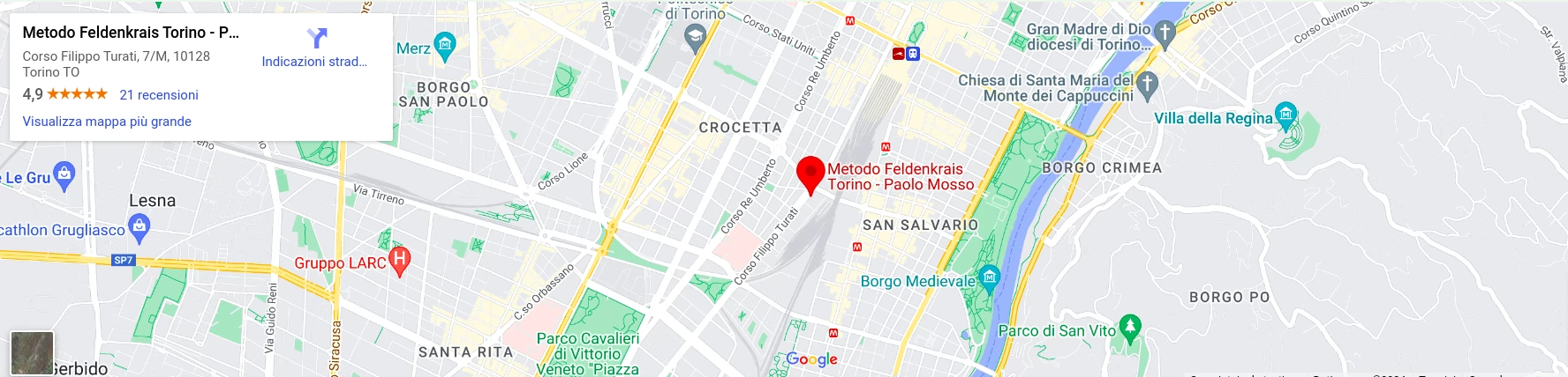 Metodo Feldenkrais Torino mappa